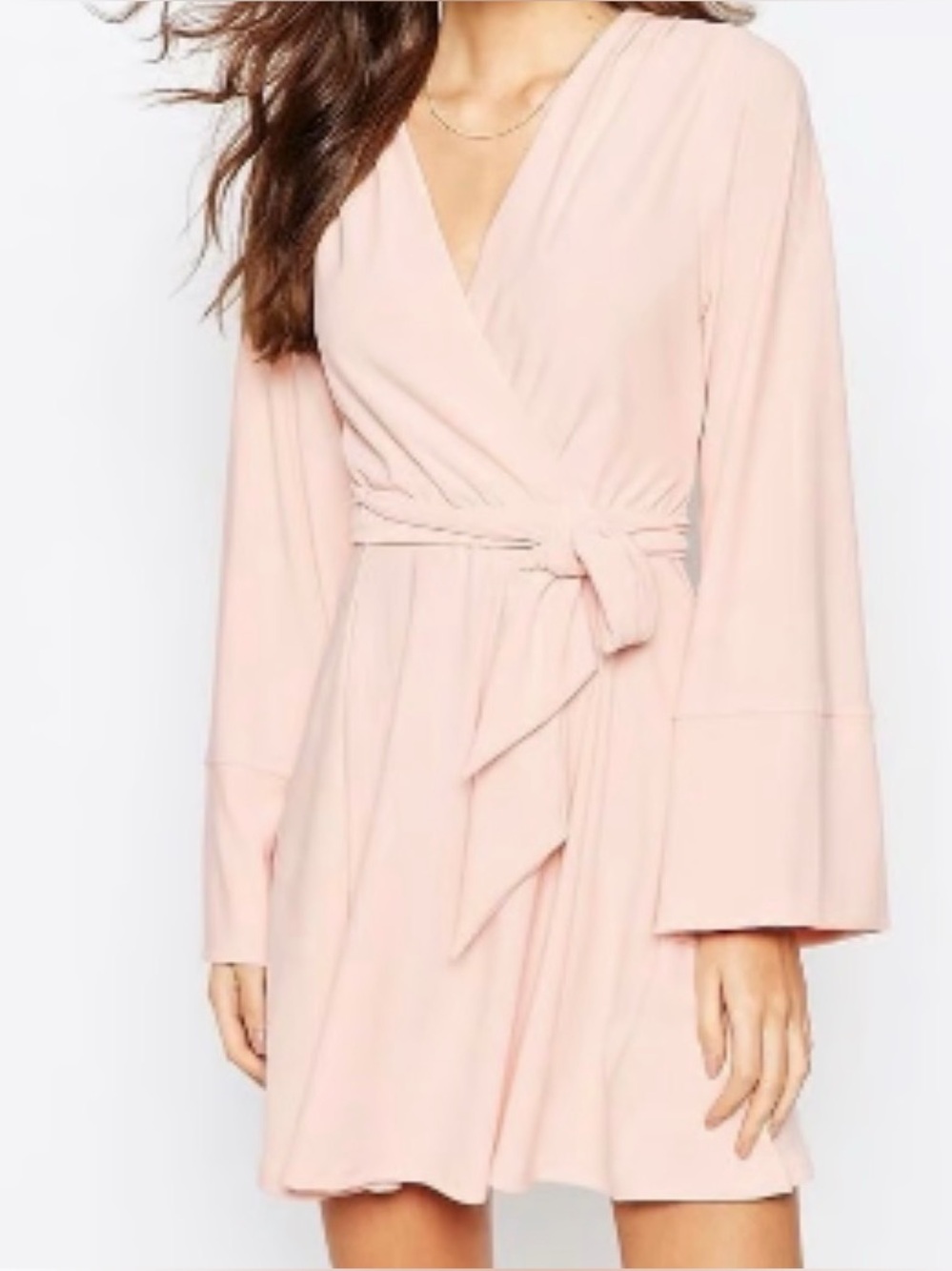 ASOS Light Blush Kimono Dress